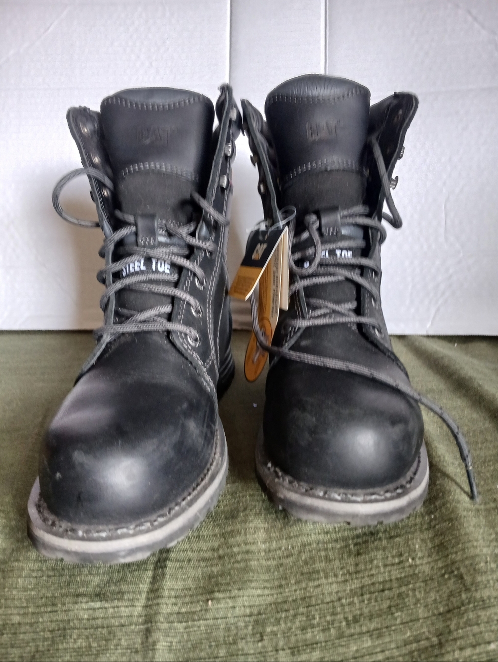 NWT Women's Caterpillar Echo Waterproof Steel Toe Work Boots